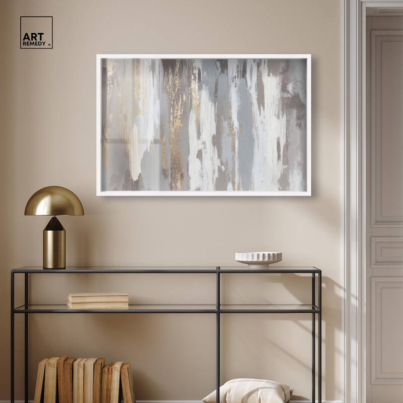 Flooding Gold II Shadowbox by Art Remedy