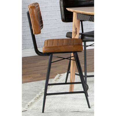 Coaster Furniture artridge Upholstered Counter Height Stools with Footrest (Set of 2) - 17.25'' x 24.00'' x 39.00''