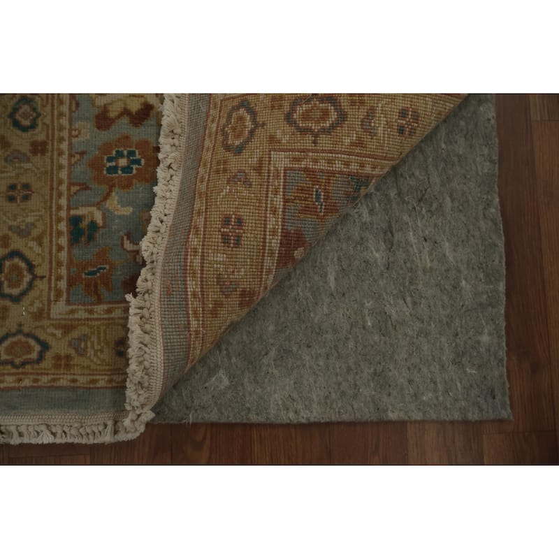 Hand Knotted Oriental 100% Wool Carpet Traditional All-Over Navy Blue & Blues Ziegler Area Rug - 3' 1'' X 2' 0''
