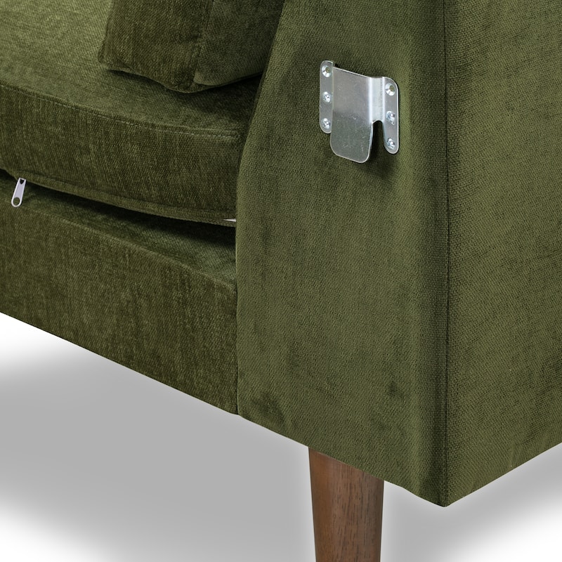 Poly & Bark Napa 104.5" Fabric Right Sectional Sofa