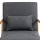 preview thumbnail 68 of 83, 2 Set Mid Century Modern Upholstered Accent Chair
