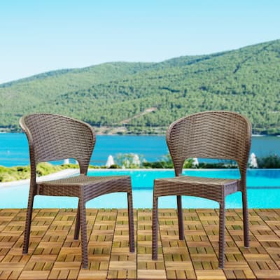Azores Resin Dining Chairs (Set of 2)