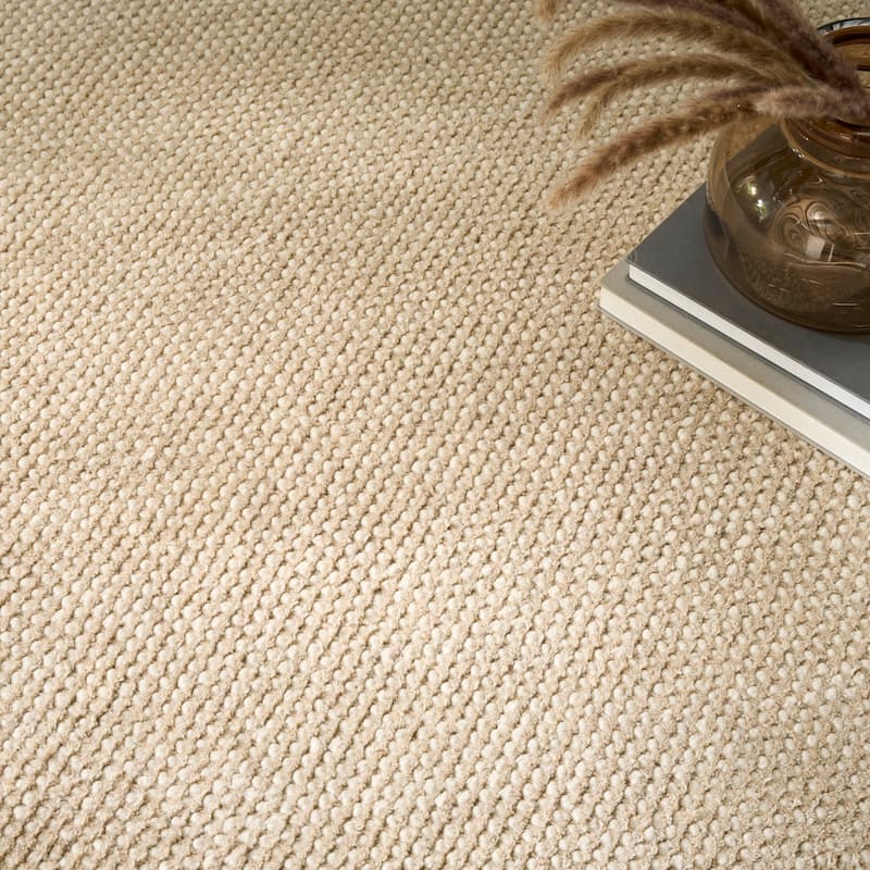 DKNY Pure Rows Handwoven Farmhouse Wool Indoor Rug