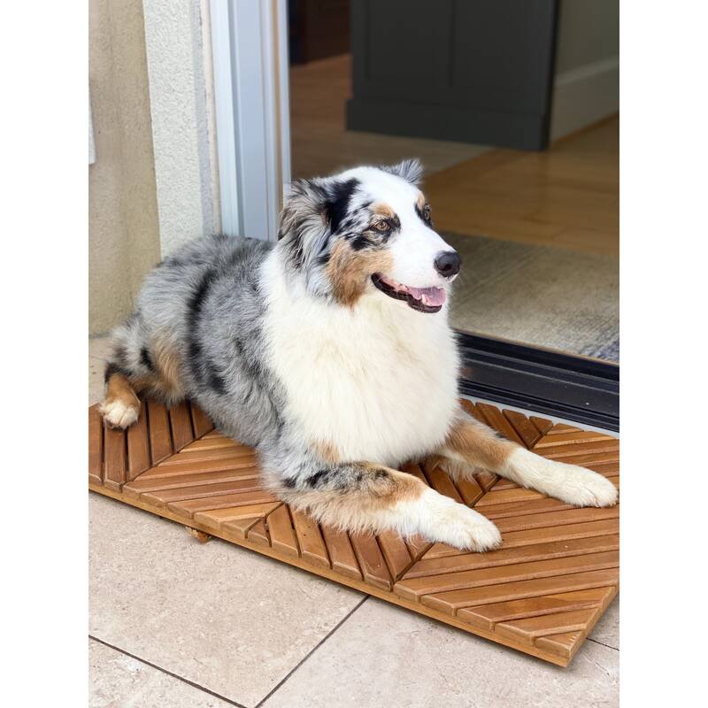Teak Shower Mat