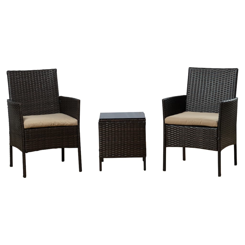 Kozyard Wicker Garden Bistro Set