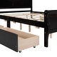 preview thumbnail 24 of 158, (Twin/Full/Queen)Curved Legs Design Platform Bed Frame with 4 Drawers