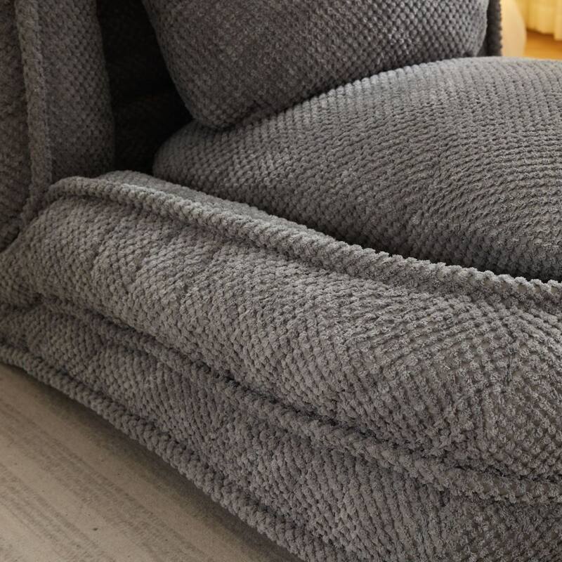 Modern Convertible Accent Chair, Adjustable Floor Lazy Sofa Couch