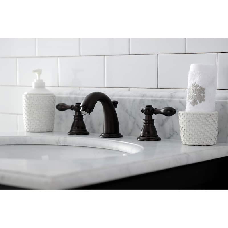 Kingston Brass American Classic Deck Mount Widespread Bathroom Faucet