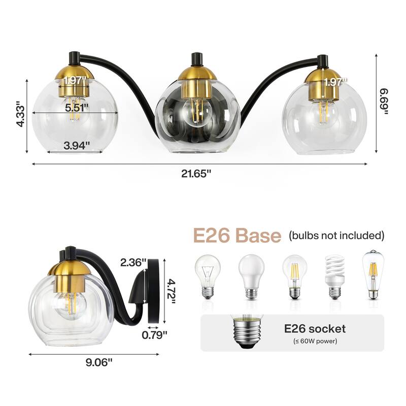 Dimmable Vanity Light