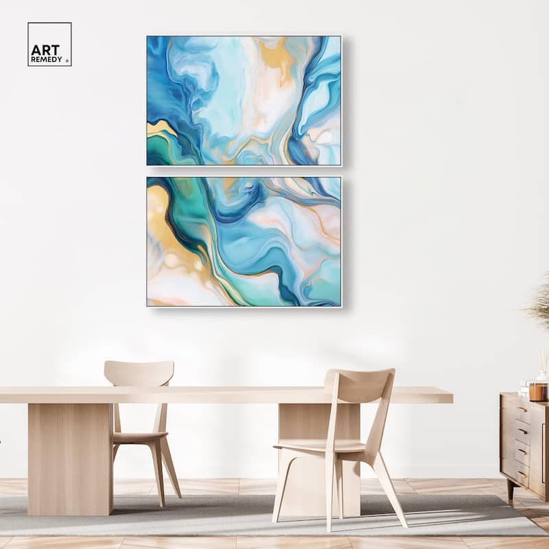 Visions Pastel II Canvas Set of 2 by Art Remedy
