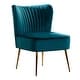 preview thumbnail 81 of 82, Haven Contemporary Velvet Upholstered Accent Chair