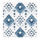 preview thumbnail 47 of 122, SAFAVIEH Moroccan Tassel Shag Kobi 2-inch Thick Rug 8' Square - Blue/Ivory - Square