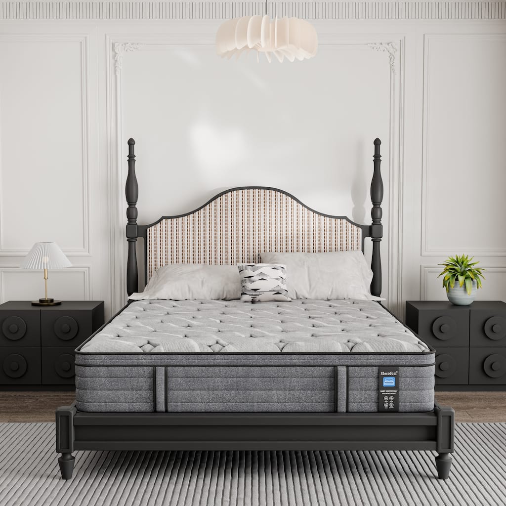 Luxury 12'' Memory Foam Hybrid Mattress in a Box, Twin/Full/Queen/King Size, for Pressure Relief