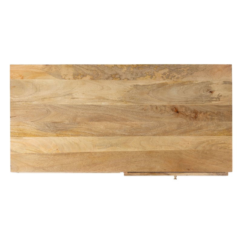 SAFAVIEH Nilgun 1-Drawer 1-Shelf Living Room Coffee Table - 43" W x 21.6" L x 16" H - 43Wx22Dx16H