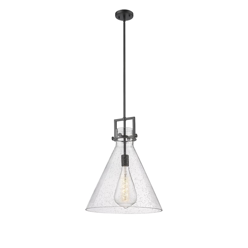 Innovations Lighting Newton Cone - 1 Light 16" Stem Hung Pendant