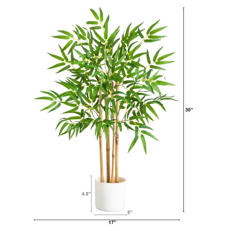 30-in Artificial Bamboo Tree - Green