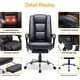 preview thumbnail 56 of 57, EROMMY Heated Massage Executive Office Chair, PU Leather with Retractable Footrest