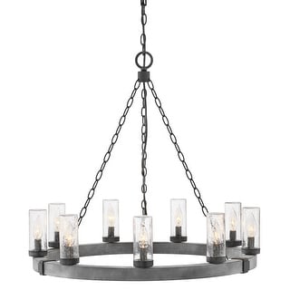 Hinkley Lighting Sawyer 9 Light 30" Wide Open Air Outdoor Chandelier