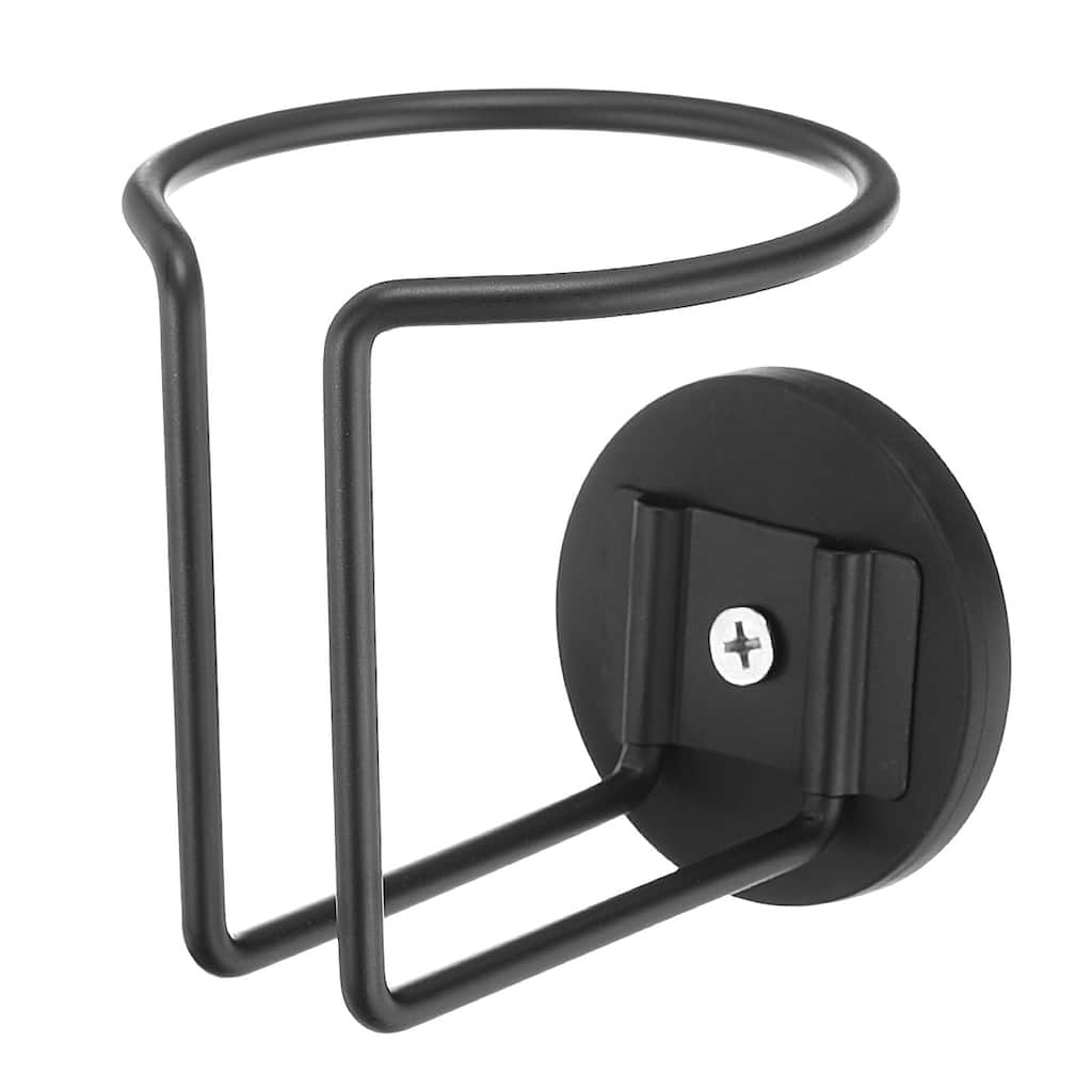 Magnetic Cup Holder Magnet Drink Holder, Horizontal Surface Mounting - Black