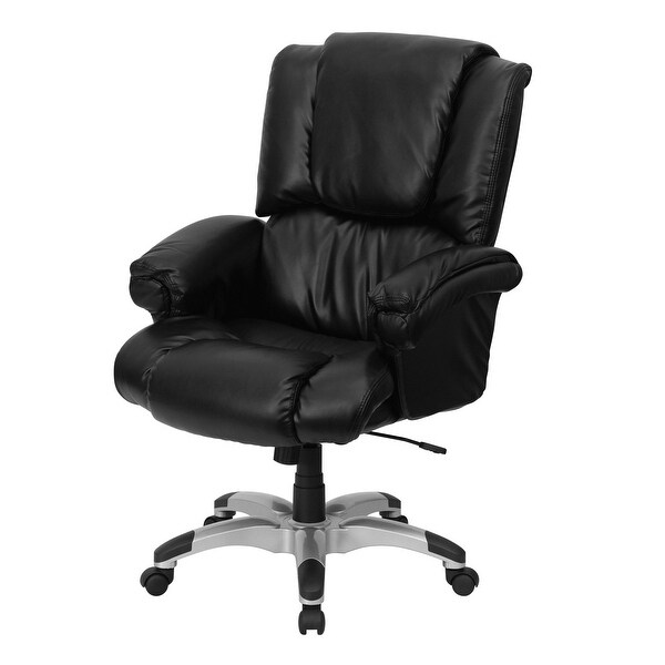 Shop Delacora FF-GO-958 28.25" Wide Leather Executive ...