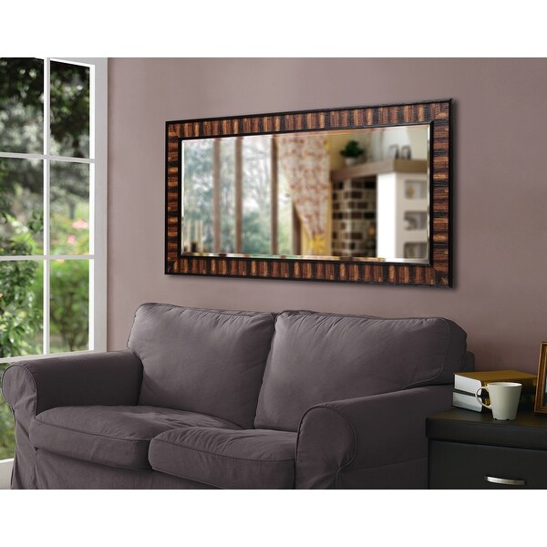 Meetah Bohemian Style Floor Mirror - 31" x 1". Opens flyout.