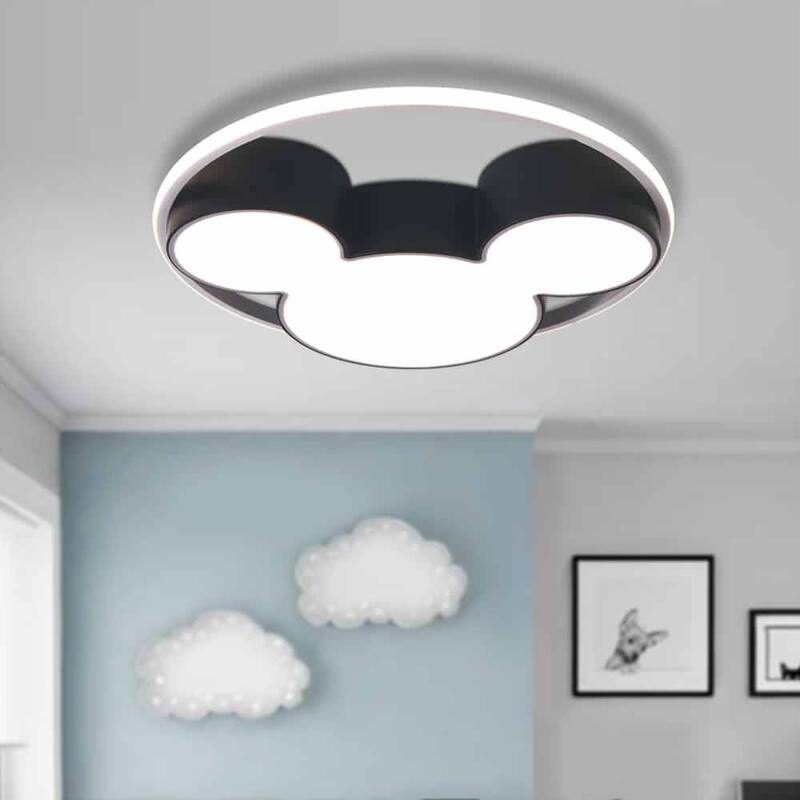 1-light Cartoon Dimmable Led Flush Mount
