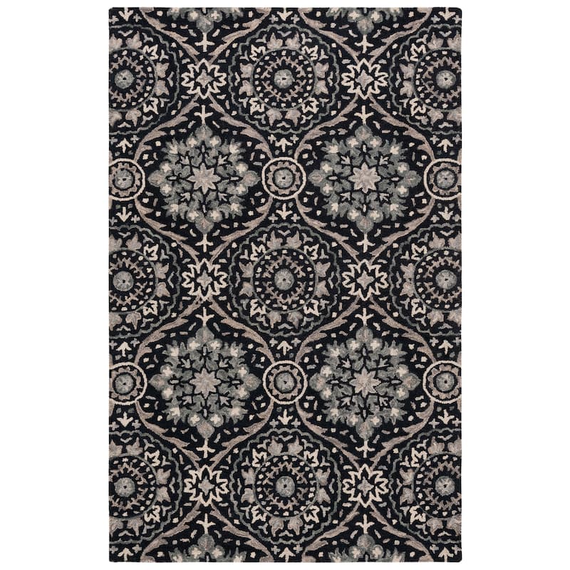 SAFAVIEH Handmade Aspen Neri Boho Wool Rug