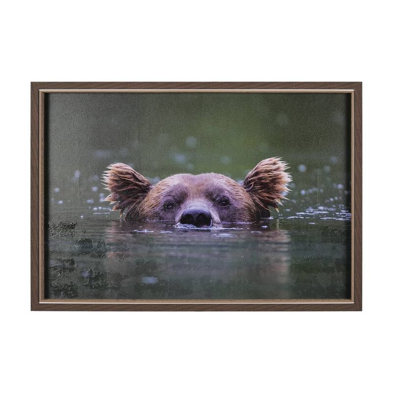 Peeking Out Framed Art Print