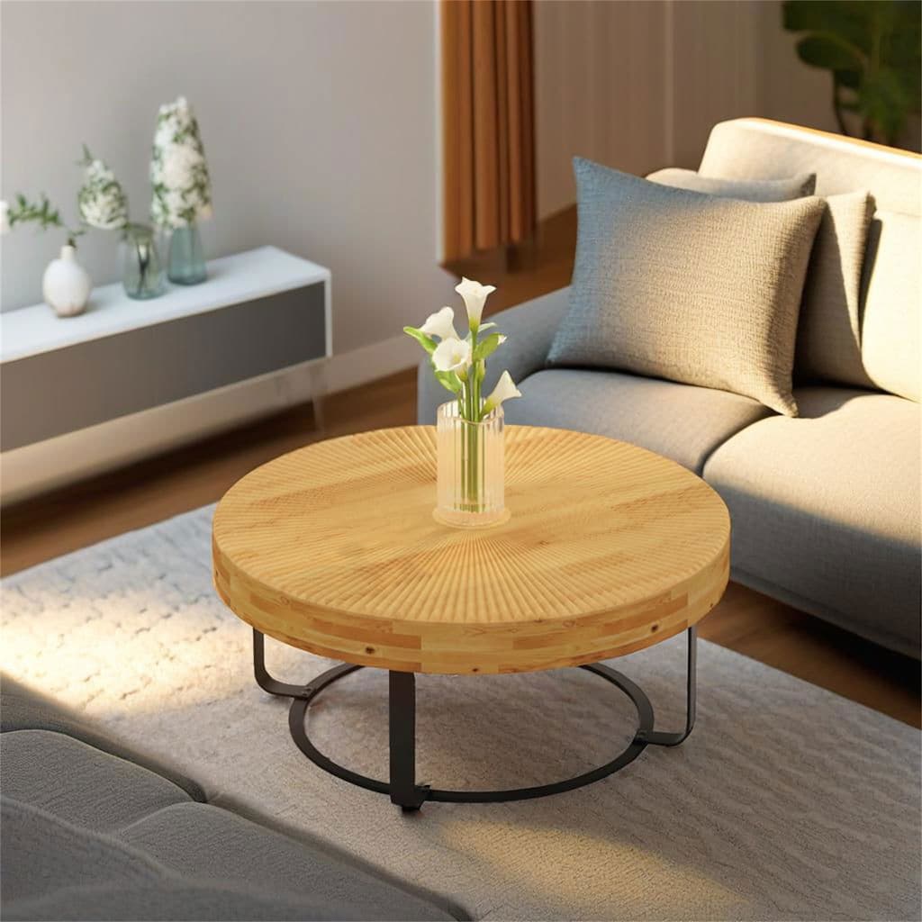 Wooden Carving Pattern Coffee Table
