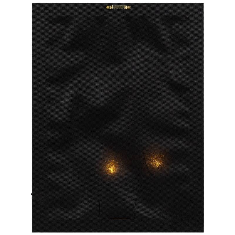 LED Fiber Optic Truck Tree Christmas Canvas Wall Art 15.75"x11.75"