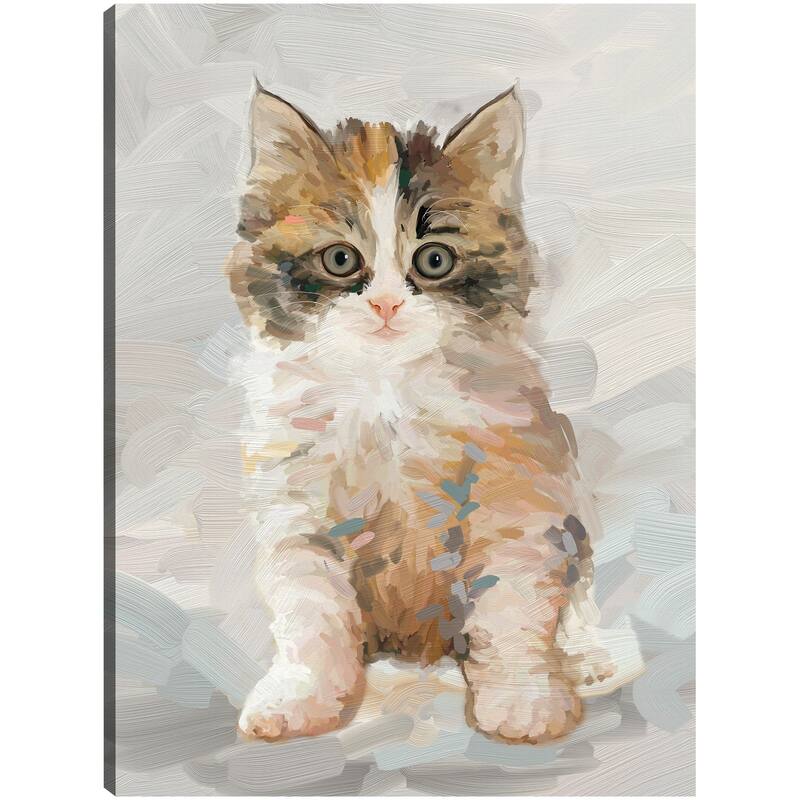 Pretty Kitty II By Studio Arts Canvas Art Print