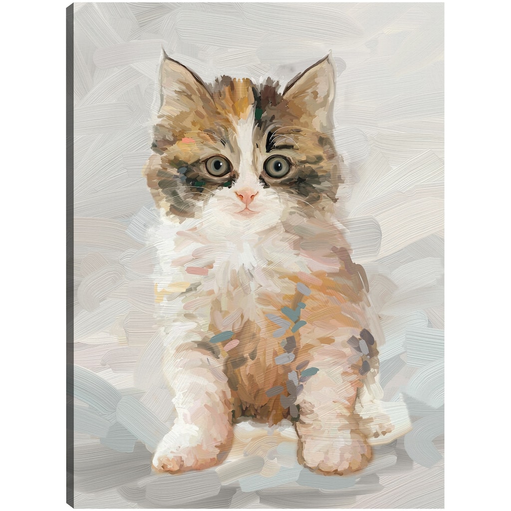 Pretty Kitty II By Studio Arts Canvas Art Print