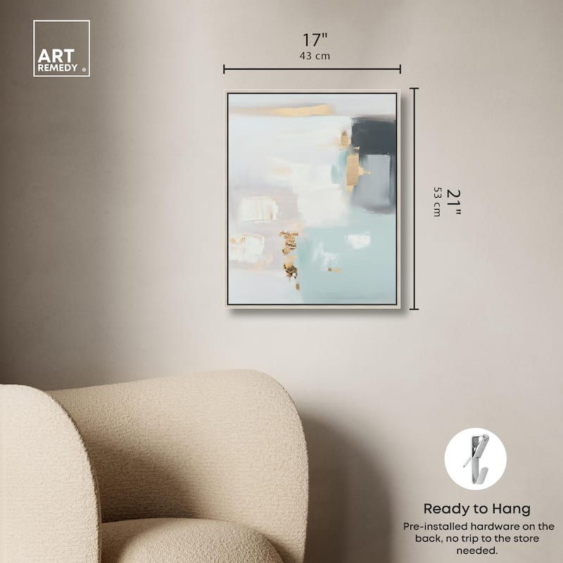 Misty Luxe I Canvas by Art Remedy