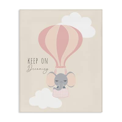 Stupell Inspiring Keep On Dreaming Canvas Wall Art Design By Chen Alyesh