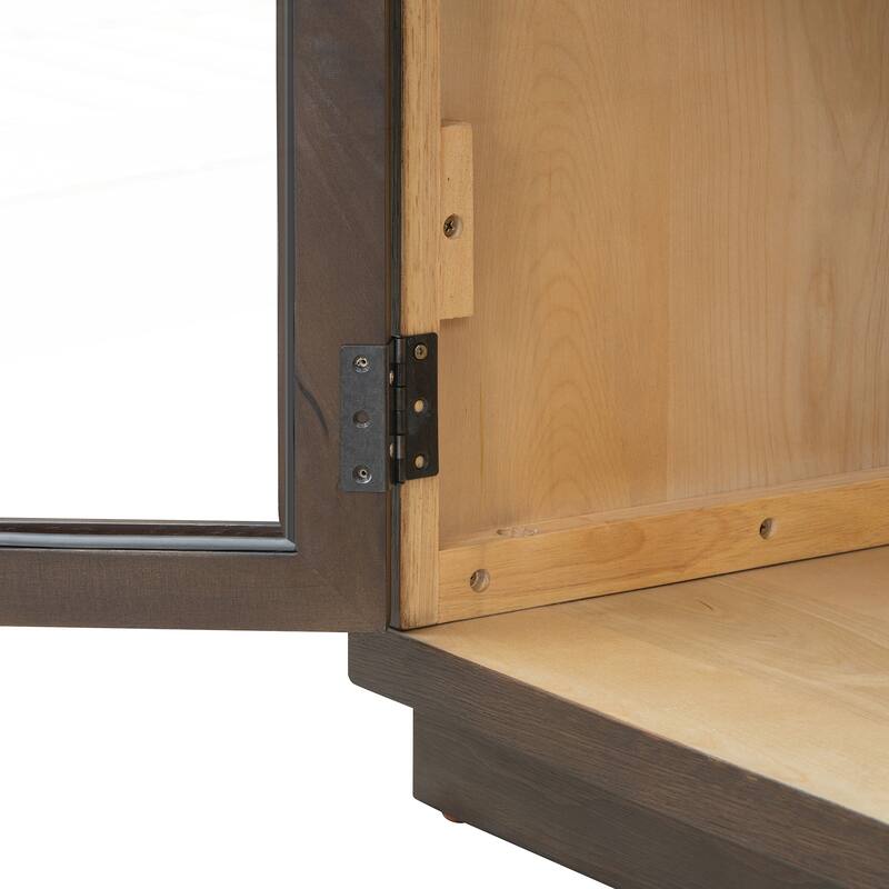 4-Door Large Storage Sideboard Buffet Cabinet