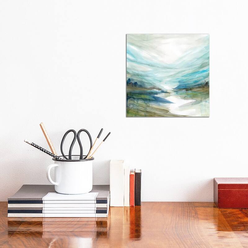 iCanvas "Soft River Reflection" by Carol Robinson Canvas Print - 12x12x1.5