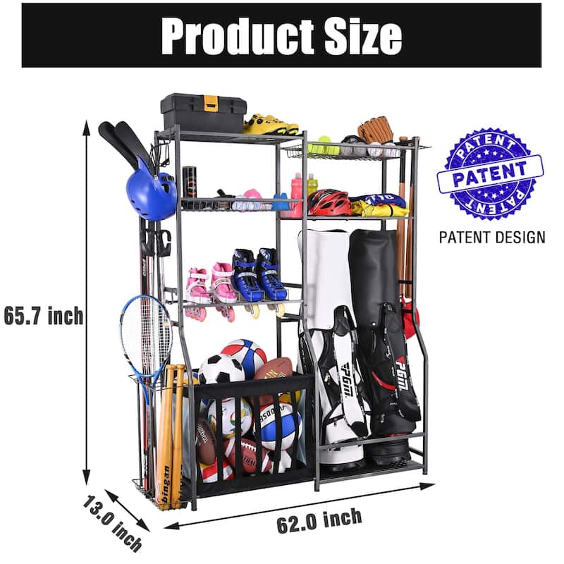 Sports Equipment, Garage Rack, Golf Storage, Garage Organizer