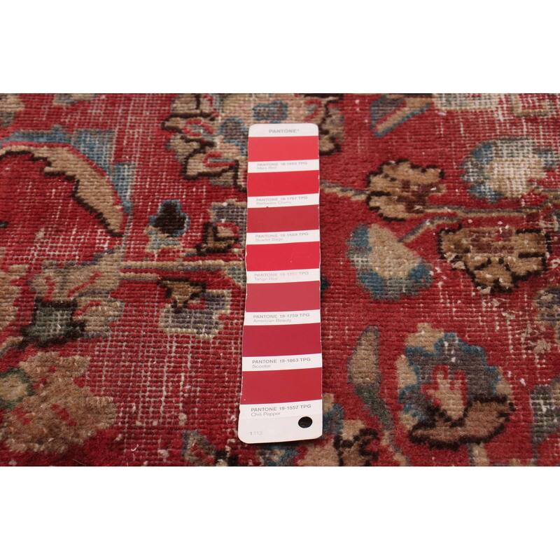 ECARPETGALLERY Hand-knotted Antalya Vintage Red Wool Rug - 9'4 x 12'7