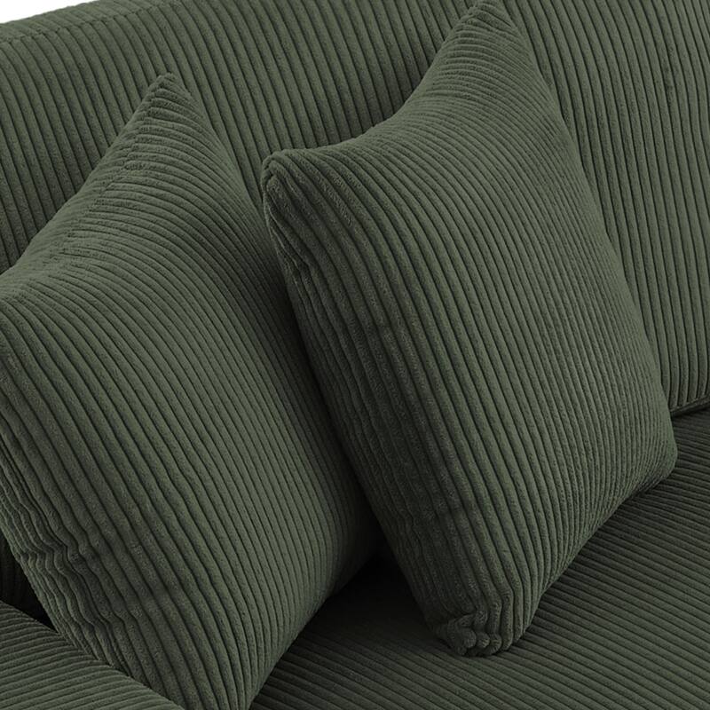88" Convertible Larger Couch Modular Sectional Sofa Set