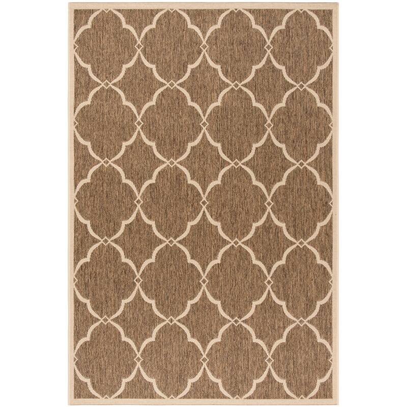 SAFAVIEH Linden Gaye Indoor/ Outdoor Waterproof Patio Backyard Rug.