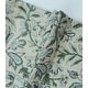 preview thumbnail 9 of 11, Fabdivine Linen Block Print Curtain Panel Pleated Drapery Floral Window Treatments Boho Printed Dining Room Décor, Kudrat