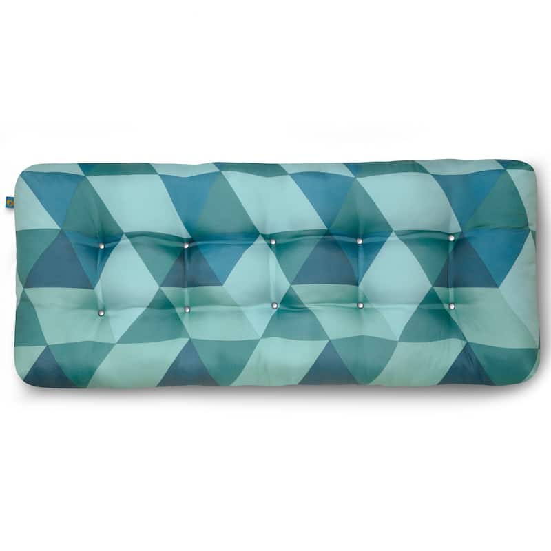 Duck Covers Water-Resistant Indoor/Outdoor Bench Cushion 48"W x 18"D x 5"Thick