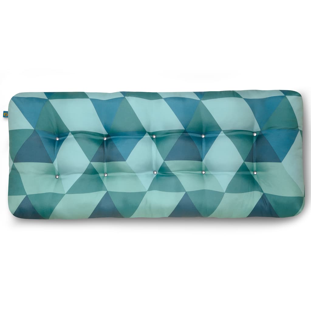 Duck Covers Water-Resistant Indoor/Outdoor Bench Cushion 48"W x 18"D x 5"Thick