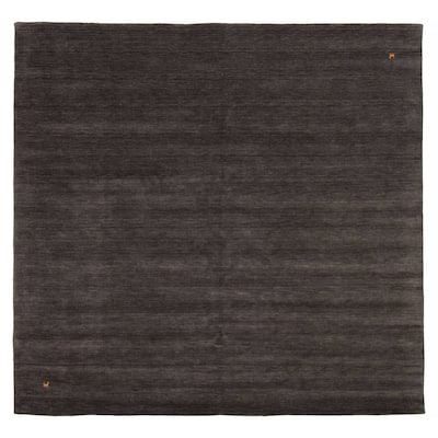 Kashkuli Gabbeh Grey Rug 8'3" x 8'0" - 8'3 x 8'0