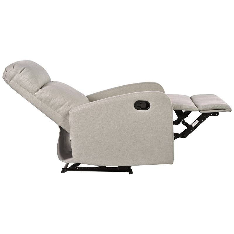 Modern Lounge Chaise Chair, Home Theater Manual Recliner Chair, Accent Chair with Three Adjustable Angles