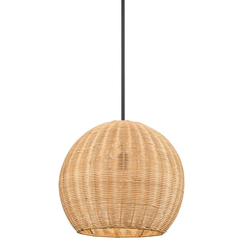 Millennium Lighting 9028 Elise 16" Wide Pendant - Matte Black