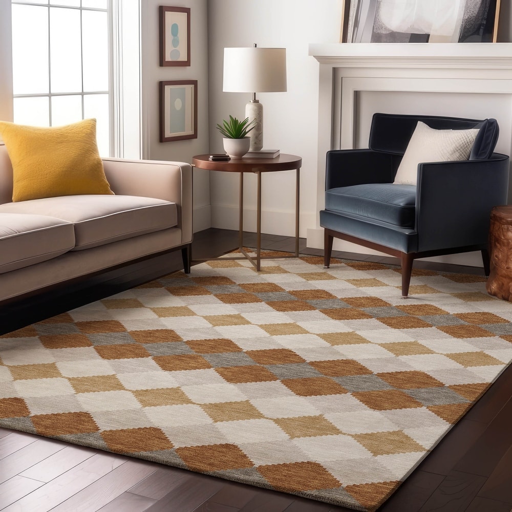 Premium Washable Super Soft Diamond Modern Mayfield Rug