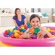 preview thumbnail 3 of 2, Intex 100-Pack Large Plastic Multi-Colored Fun Ballz For Ball Pits (4 Pack) - 2.6