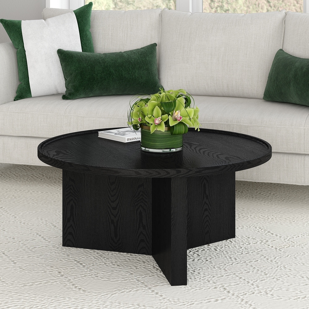 Gunnar 32" Wide Round Coffee Table - 32" Wide