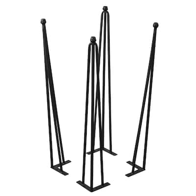 Hairpin Metal 3 Pin Table Legs